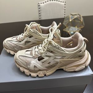 Cream Authentic Balenciaga’s track running shoes